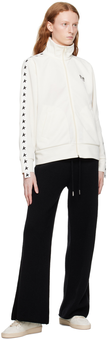 Golden Goose SSENSE Exclusive White & Green Ball Star Sneakers