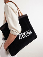Zegna - Logo-Embroidered Cotton-Terry Beach Towel Tote Bag