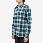 Barbour Men's Tobias Check Shirt in Washed Green