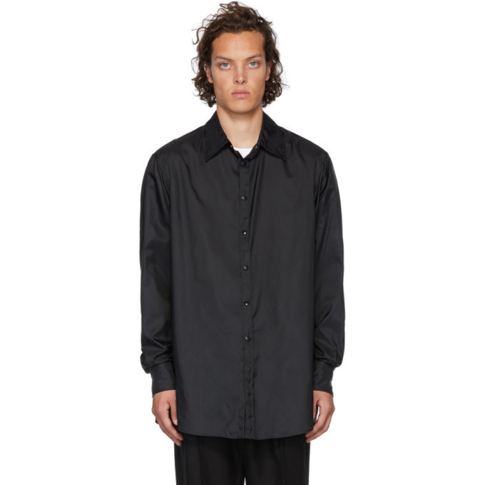 Photo: Valentino Black Semi-Oversized Shirt