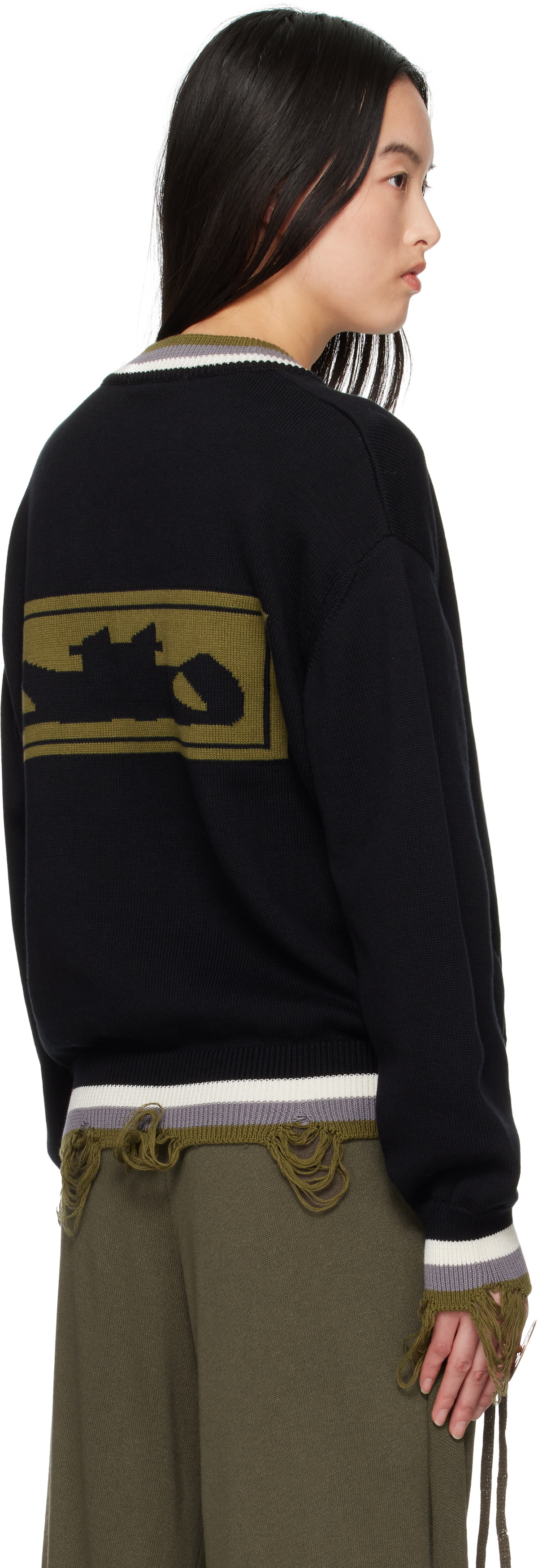 Ottolinger Black Oversized Sweater