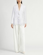 120% Lino Womens Blazer in White