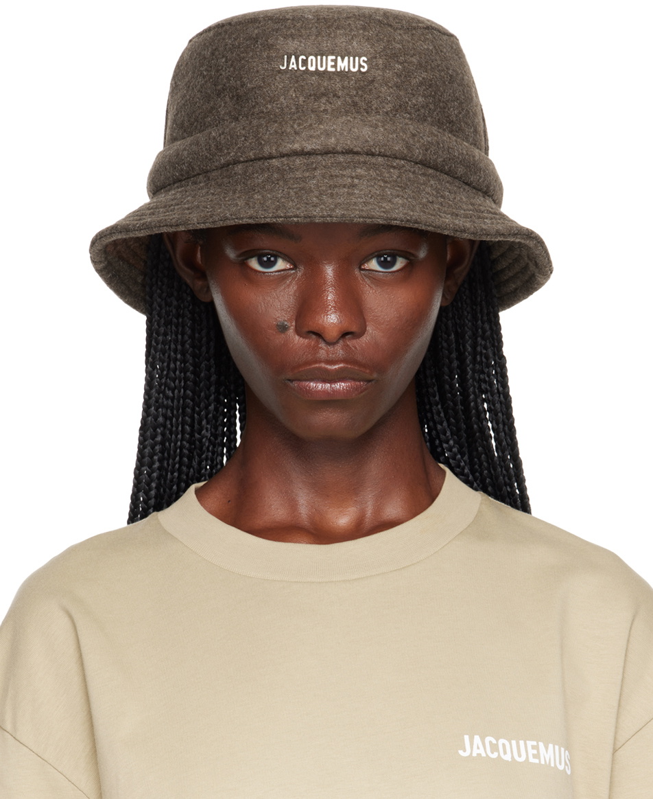 Jacquemus Brown Le Chouchou 'Le Bob Gadjo' Bucket Hat Jacquemus