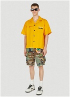 G Patch Camo Cargo Shorts in Brown