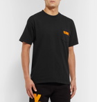 Y,IWO - Logo-Print Cotton-Jersey T-Shirt - Black