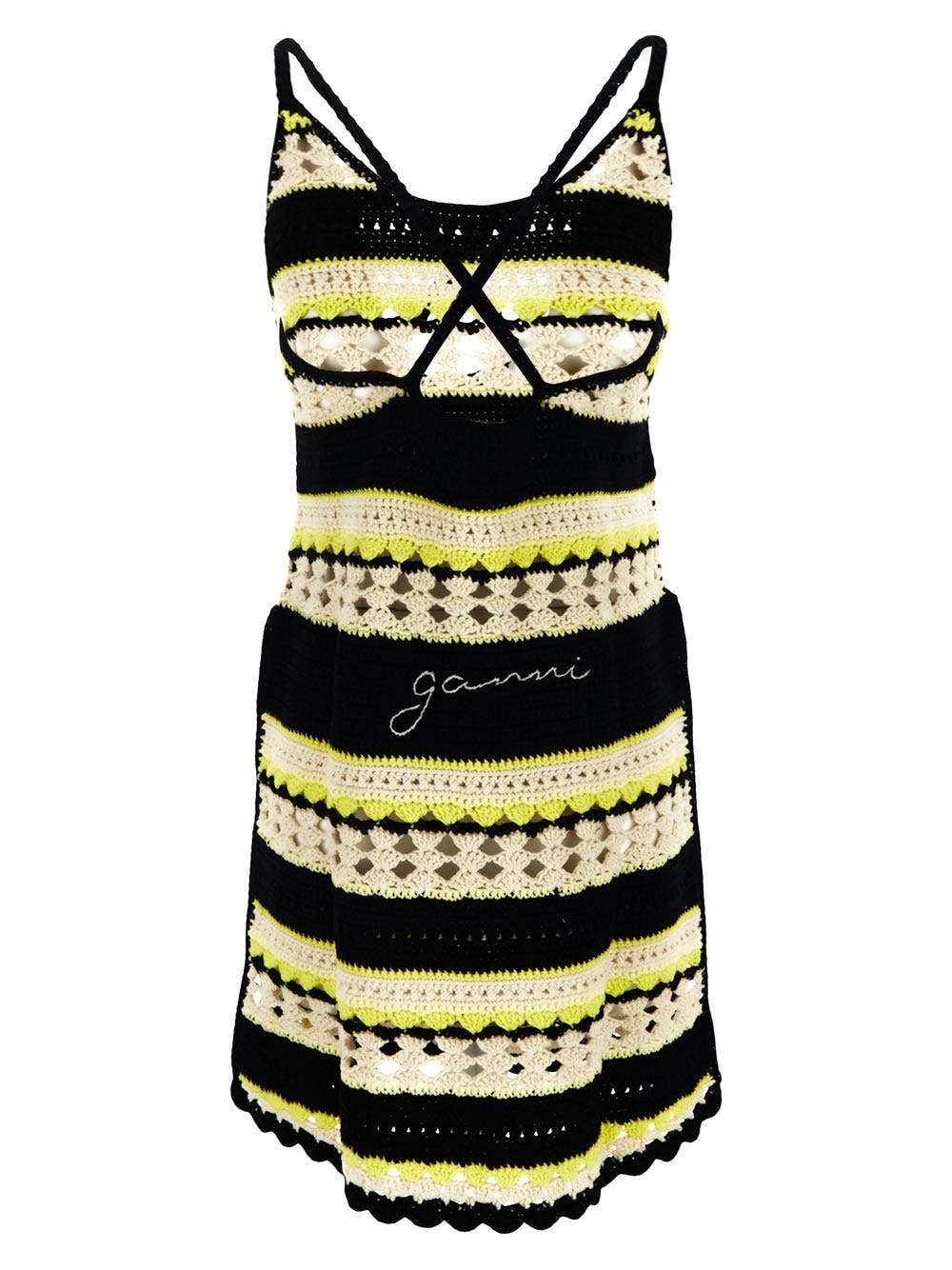 Ganni Crochet Dress GANNI
