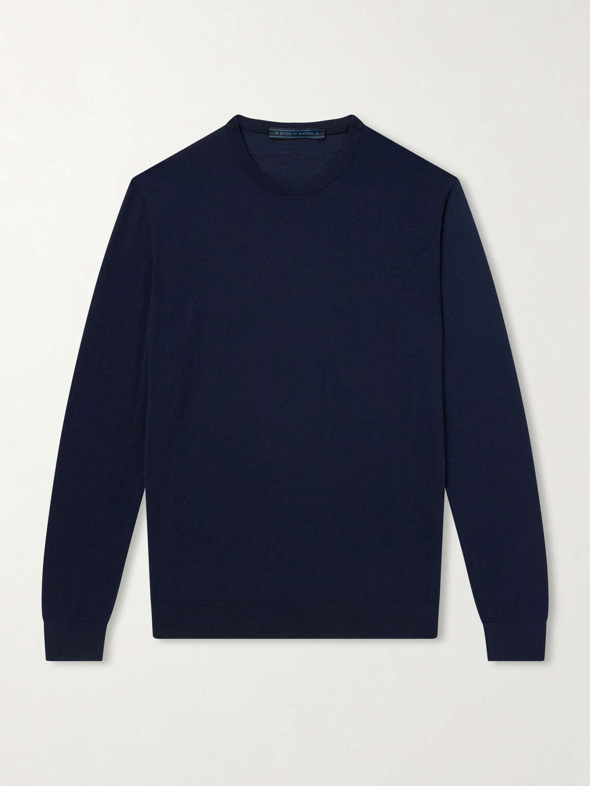Kiton - Wool Knit Sweater - Blue