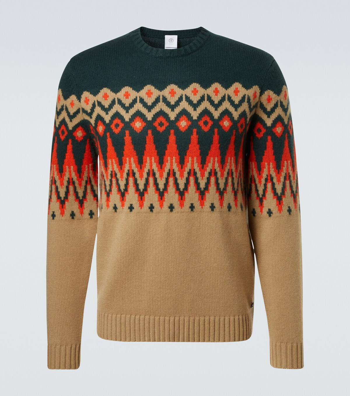 Bogner Ron Fair Isle cashmere sweater