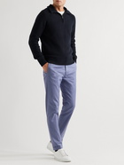 Loro Piana - Roadster Mezzocollo Half-Zip Cashmere Sweater - Blue