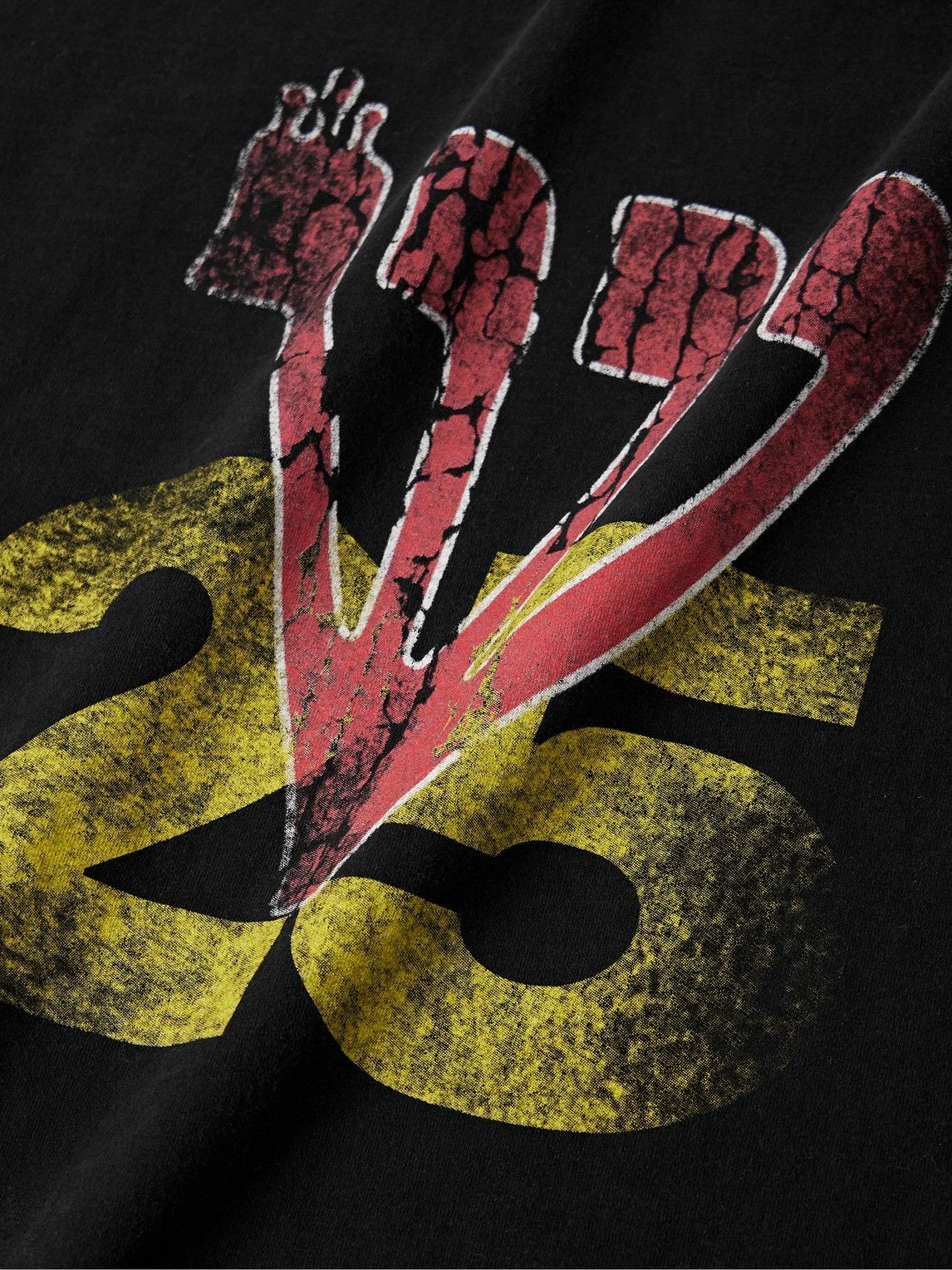 RRR123 - Inner Chamber Logo-Print Cotton-Jersey T-Shirt - Black