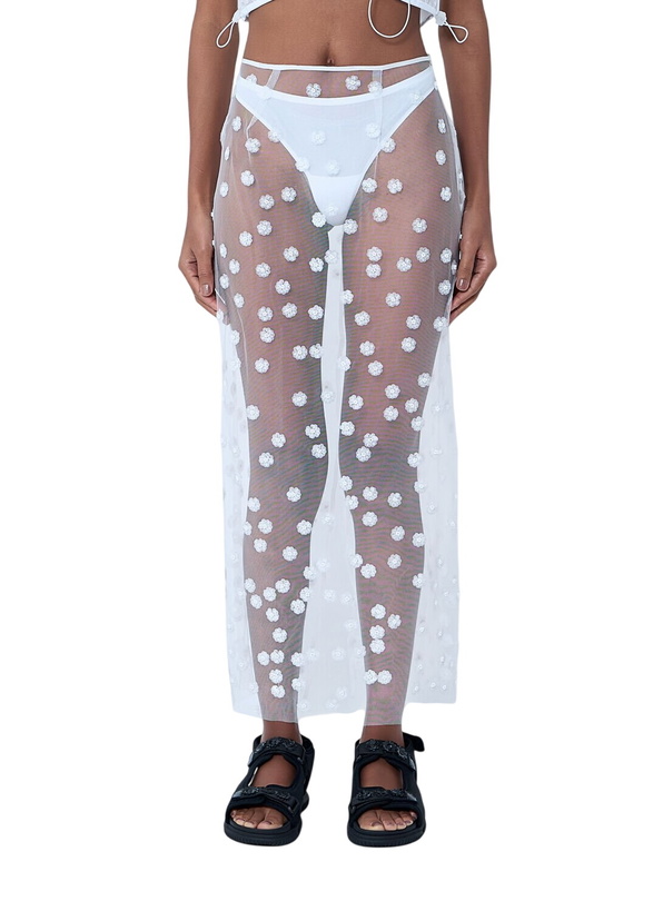 Photo: Cecilie Bahnsen Sheer Floral Overlay Skirt