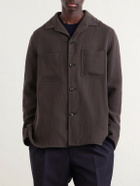 Loro Piana - Evandro Herringbone Linen Overshirt - Brown