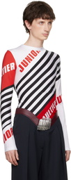 Jean Paul Gaultier White & Black 'The Junior Gaultier' Top