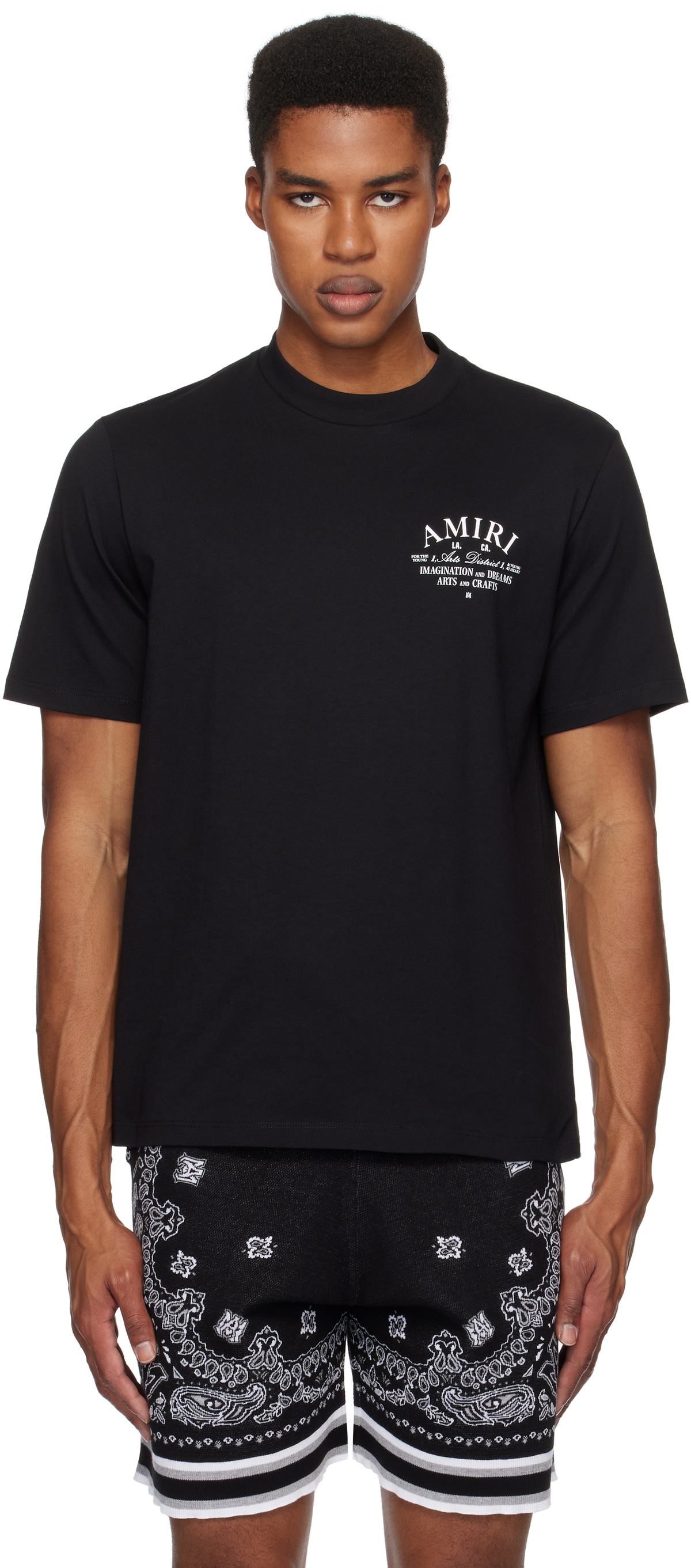 AMIRI★Arts District T-shirt 半袖Tシャツ トップス ブラック AMIRI ARTS DISTRICT TEE - Black | AMIRI