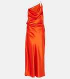 The Sei One-shoulder silk satin gown