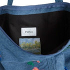 Palmes Men's Floral Tote Bag in Denim 