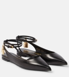 Tom Ford - Padlock leather ballet flats