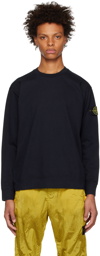 Stone Island Navy Crewneck Sweatshirt