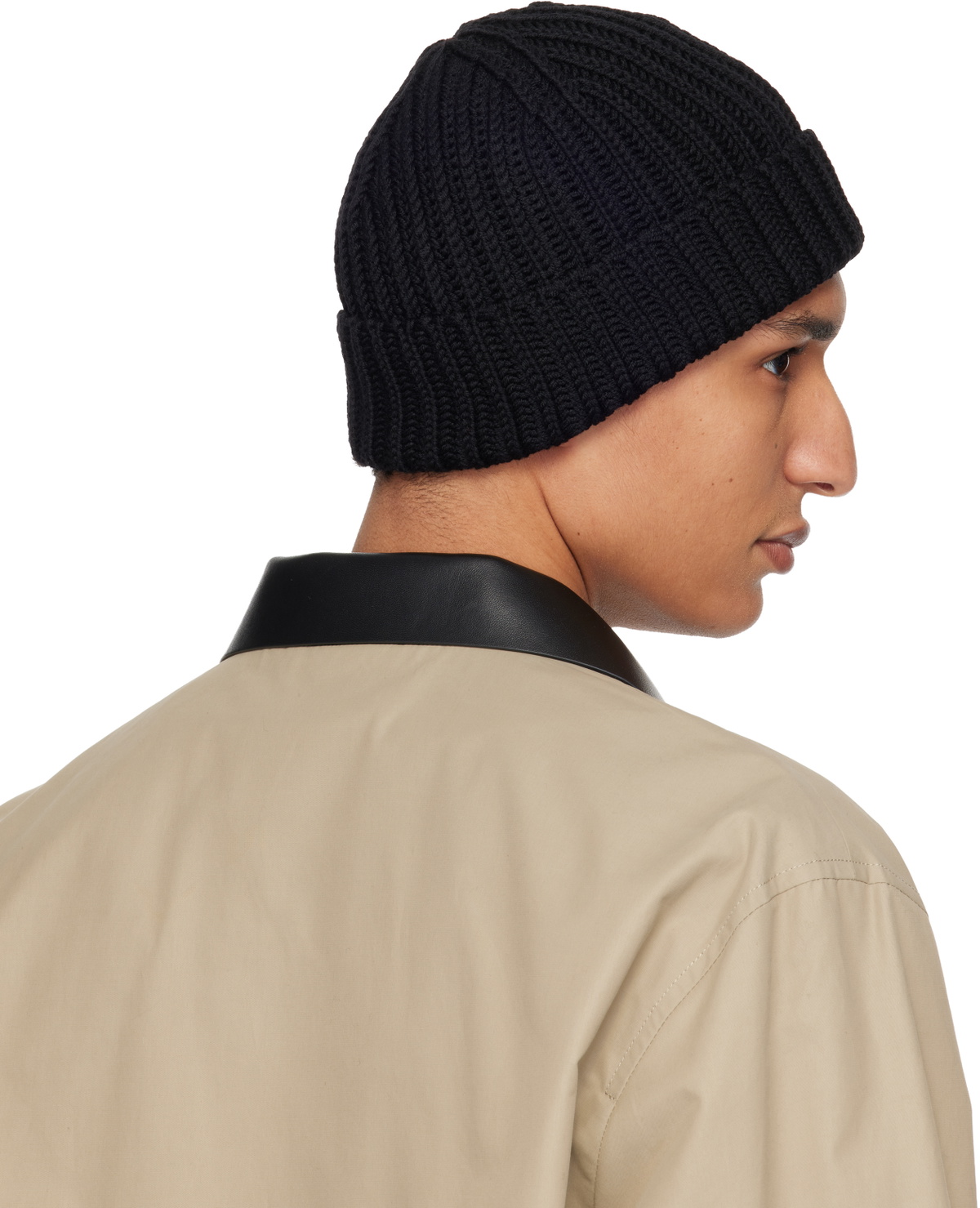 Givenchy Black Safety Pin Beanie Givenchy