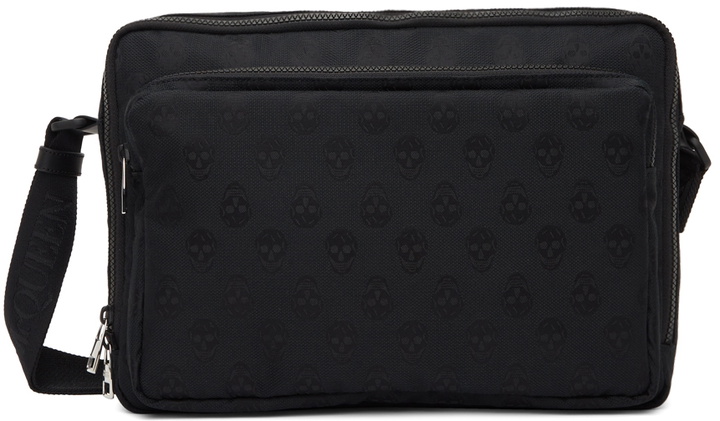 Photo: Alexander McQueen Black Urban Biker Messenger Bag