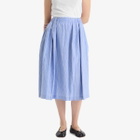 Marni Women's Poplin Midi Skirt in Blue China