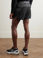 NIKE RUNNING - Trail Second Sunrise Slim-Fit Mesh-Trimmed Dri-FIT ADV Shorts - Black