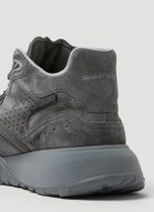 High Top Court Sneakers in Dark Grey