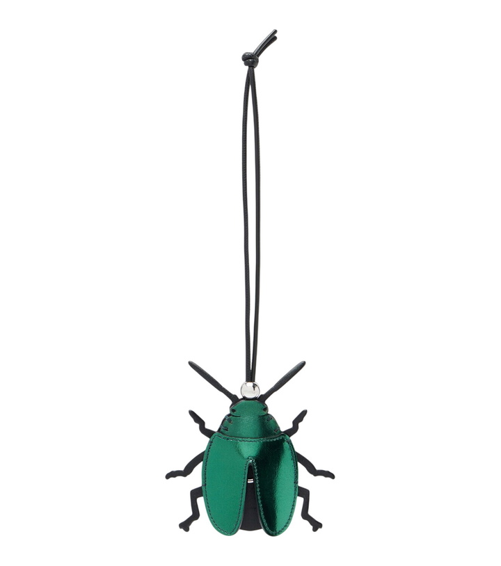 Photo: JW Anderson Beetle metallic leather bag charm