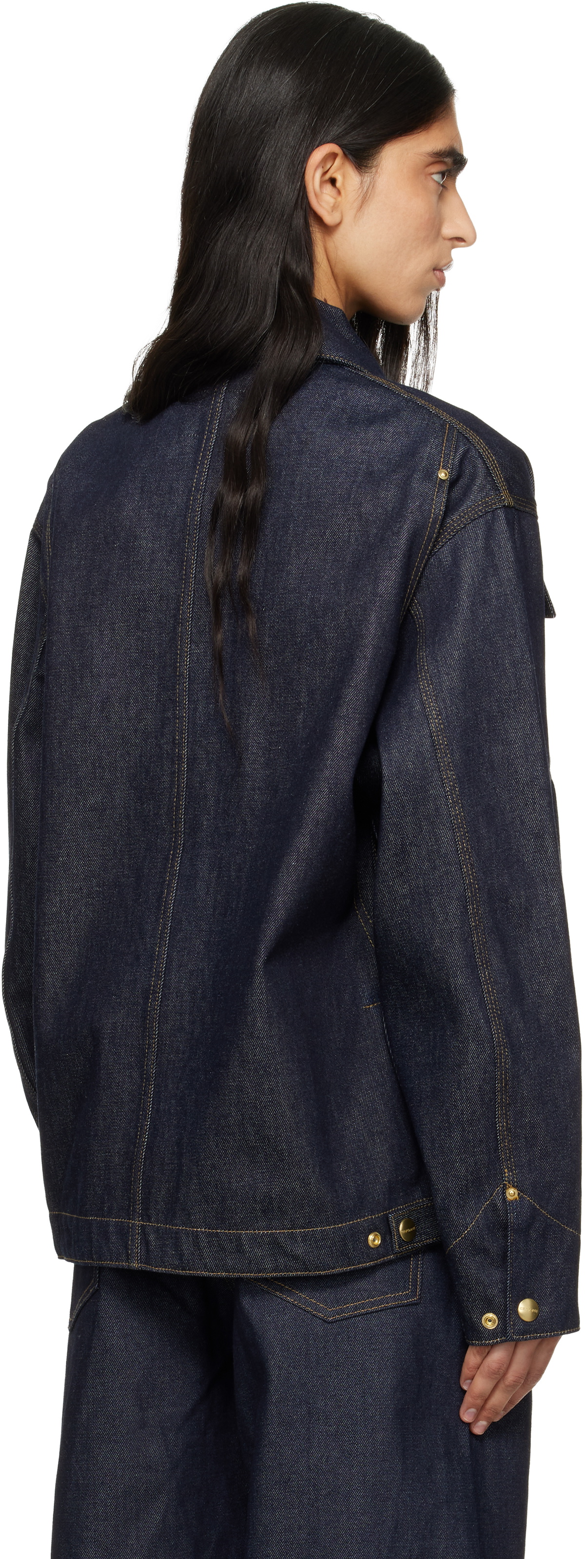 Carhartt Work In Progress Navy OG Arctic Denim Jacket