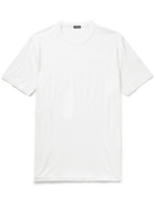 KITON - Cotton and Cashmere-Blend Jersey T-Shirt - White - M