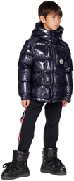 Moncler Enfant Kids Blue Karakorum Down Jacket