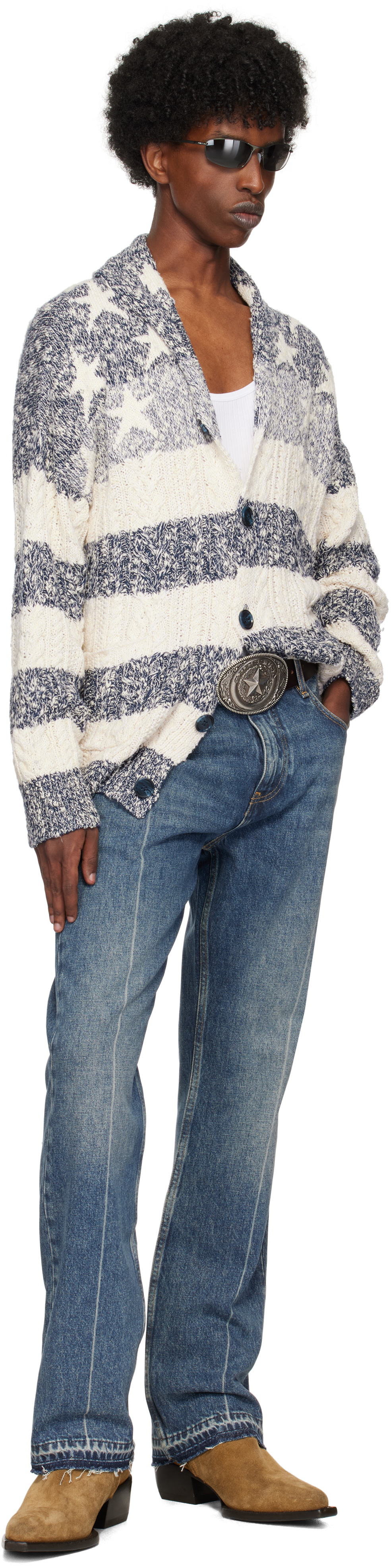 GUESS USA Blue Vintage Natural Washed Denim Jeans