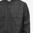 Taion Men's Military Overshirt in Black
