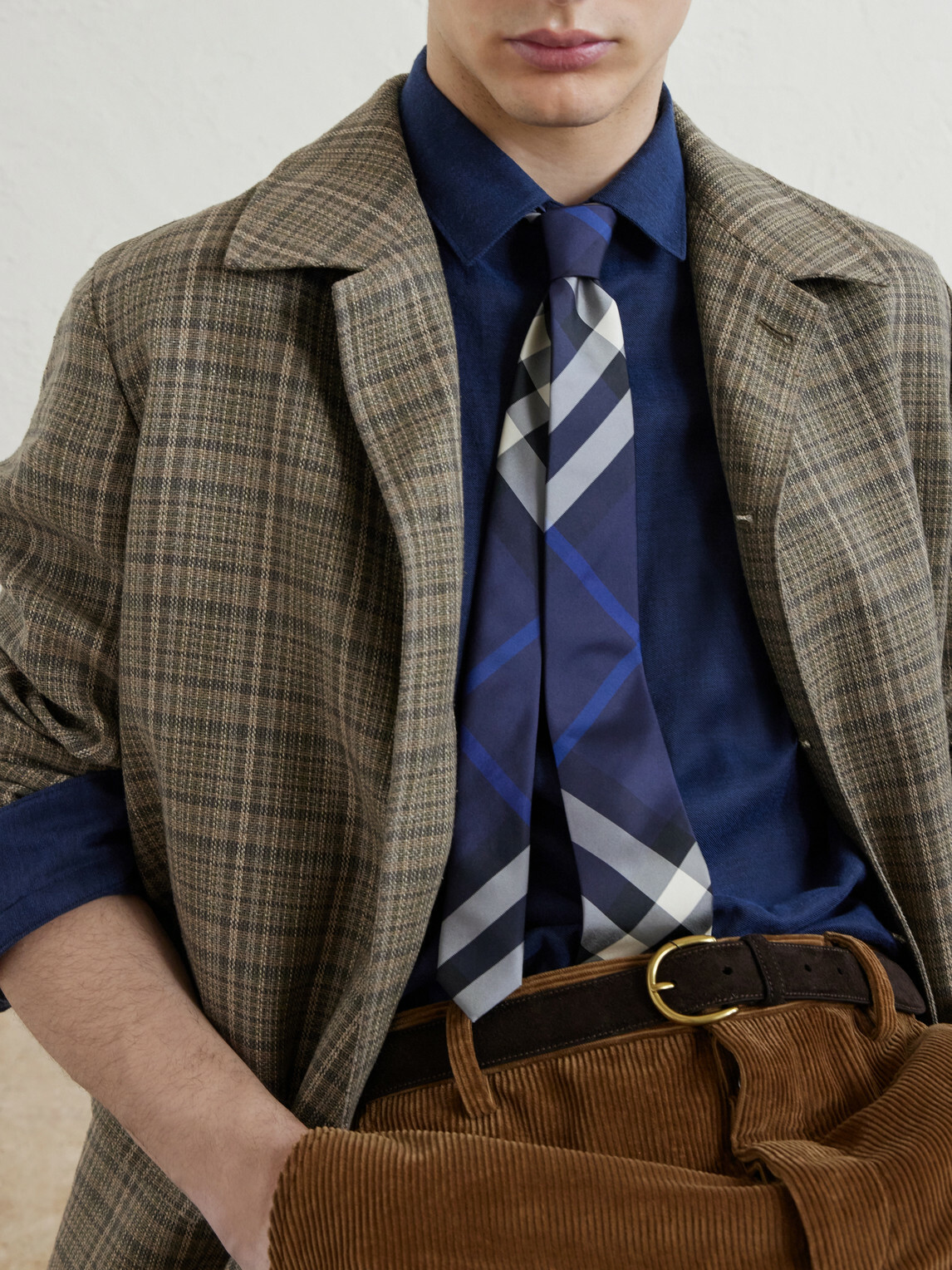 Burberry - 7cm Checked Silk-Twill Tie