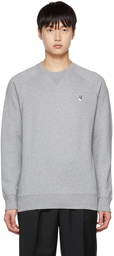 Maison Kitsuné Gray Fox Head Sweatshirt