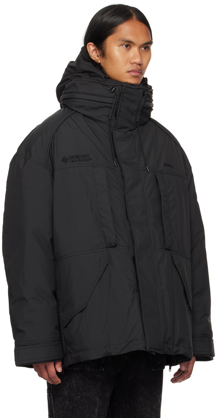 Juun.J Black Layered Down Jacket Juun.J