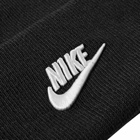 Nike Men's Futura Utility Beanie in Black/White