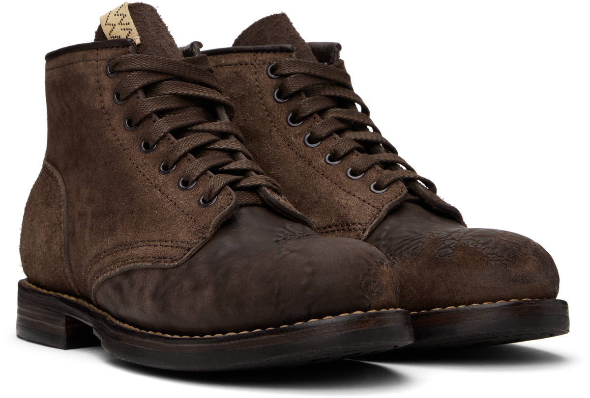 visvim Brown Brigadier-Folk Boots Visvim