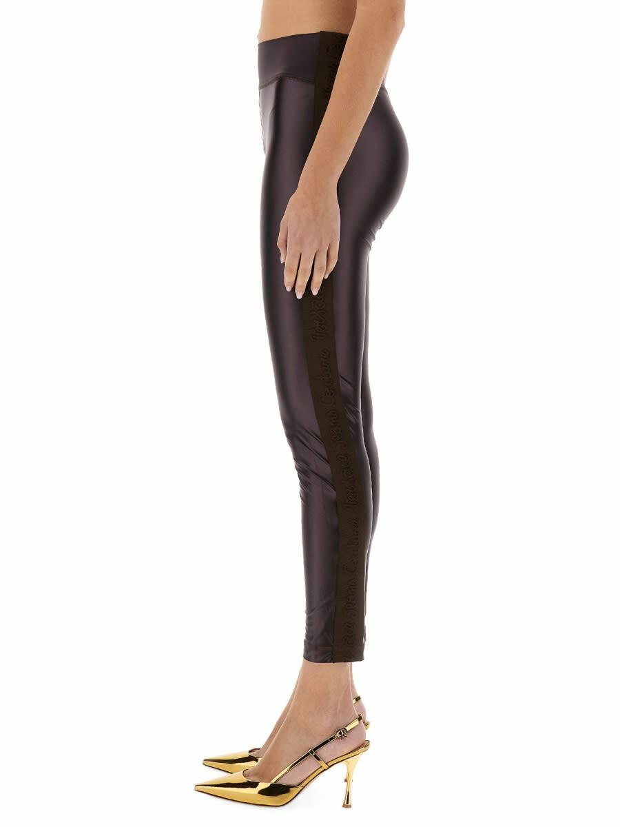 Versace Jeans Couture Leggings With Logoed Band Versace Versace Jeans Couture Leggings With Logoed Band Versace