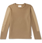 Folk - Patch Panelled Organic Cotton Sweatshirt - Neutrals