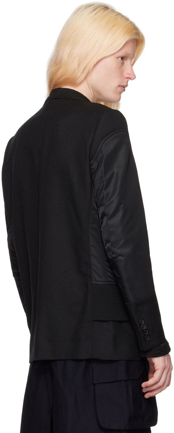 Junya Watanabe Black Insulated Blazer