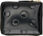 COMME des GARÇONS WALLETS Black Dots Embossed Leather Wallet