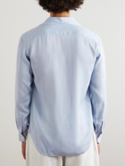 DOPPIAA - Lyocell-Twill Shirt - Blue