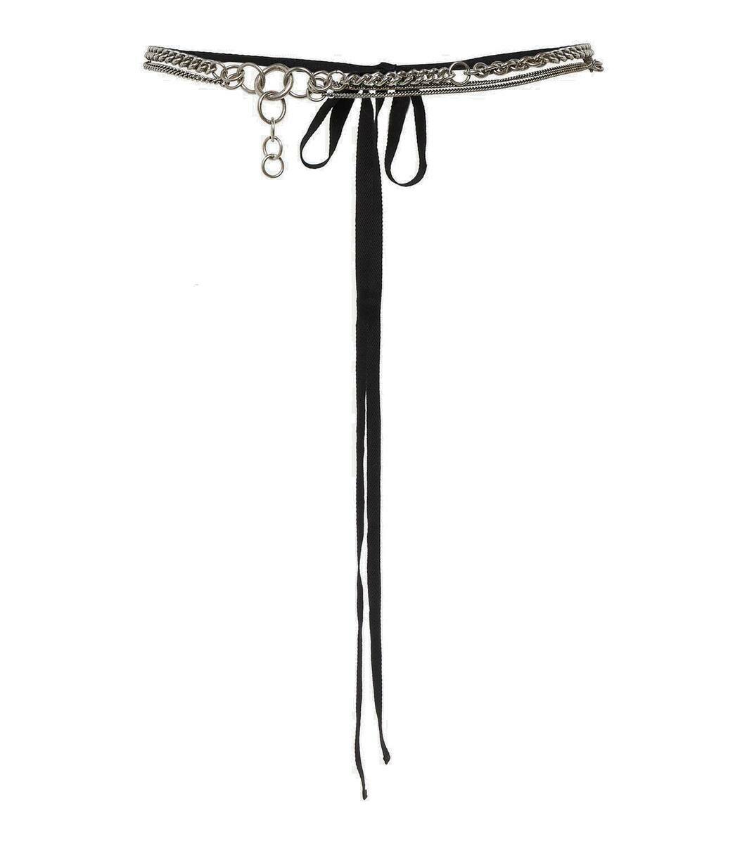 ANN DEMEULEMEESTER BOBBIE LONG WHITE ベルト Ann Demeulemeester ANN