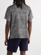 Onia - Vacation Camp-Collar Paisley-Print Twill Shirt - Black