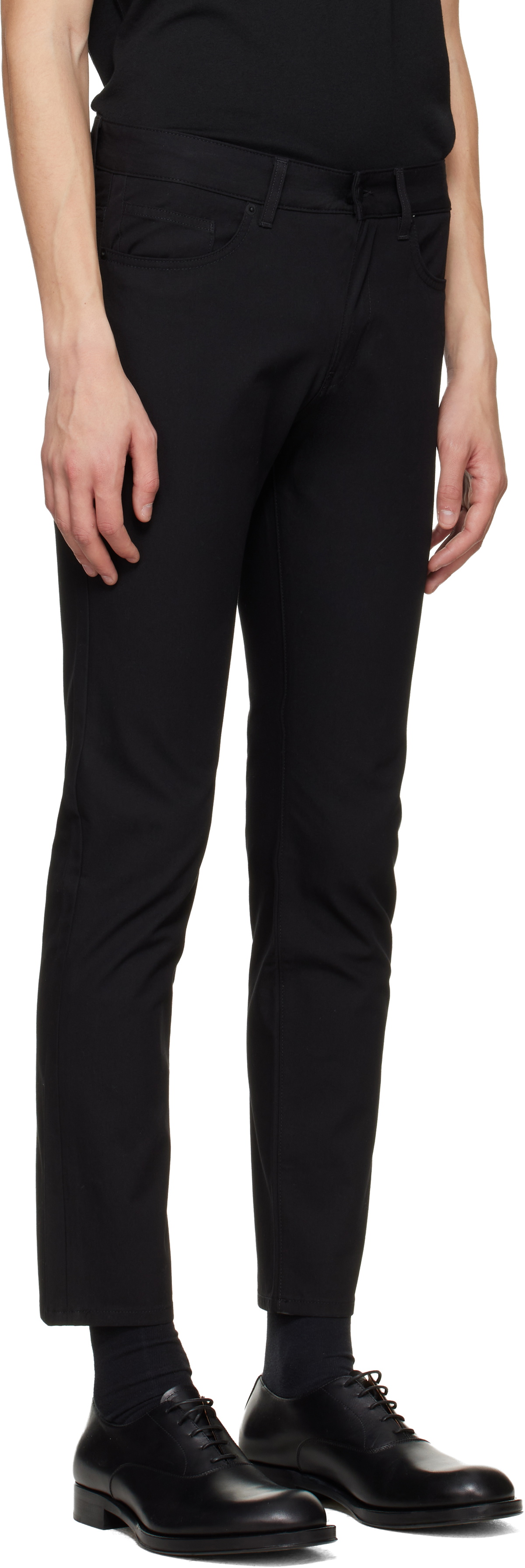 BOSS Black Delaware Slim-Fit Cotton-Blend Twill Trousers