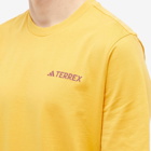 Adidas Men's Terrex Mountain 2.0 T-Shirt in Preloved Yellow