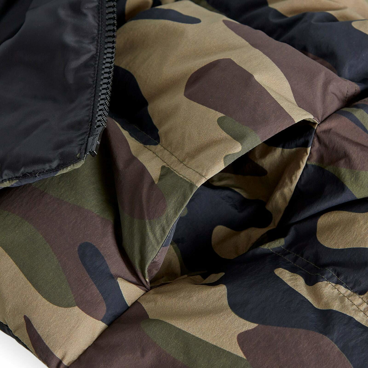 END. x Cole Buxton Down Insulated Gilet in Camo