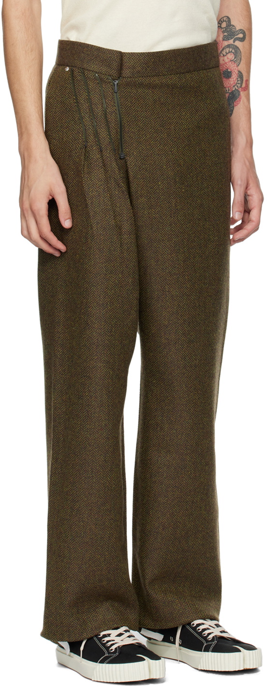 Bless Green Offset Trousers