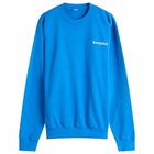 Sporty & Rich Women's Health is Wealth Crew Sweatshirt in Paris Blue
